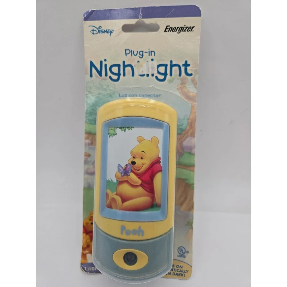 Vintage Disney Winnie The Pooh Night Light Energizer Brand New Old Stock